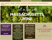 Tablet Screenshot of masswinery.com